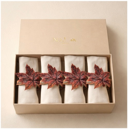 Porta Guardanapo Folha de Outono