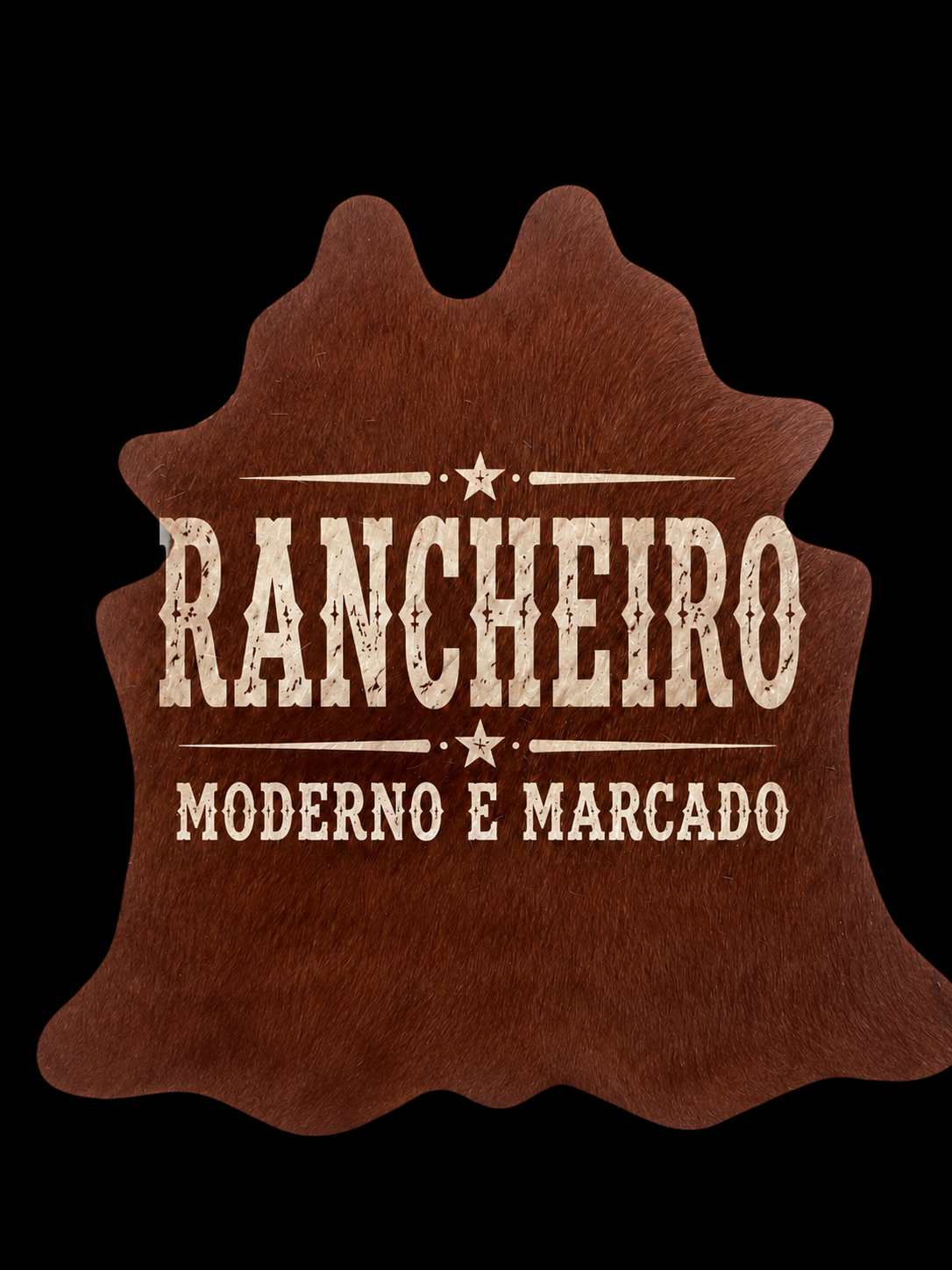 Porta copo couro natural Ranch