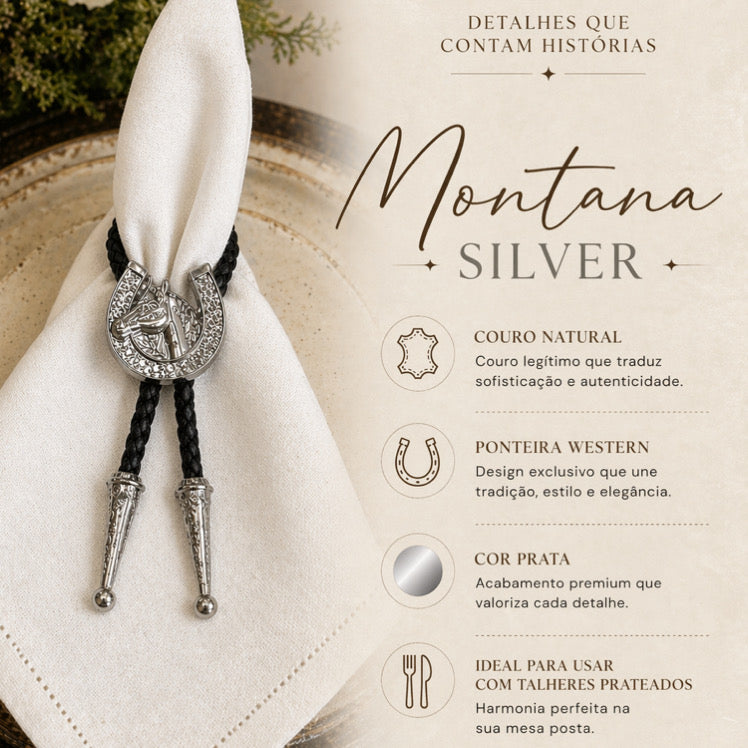 Porta Guardanapo Montana Silver