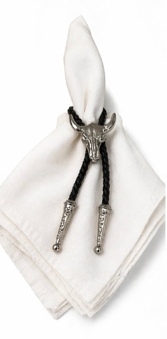 Porta Guardanapo Long Horn Silver