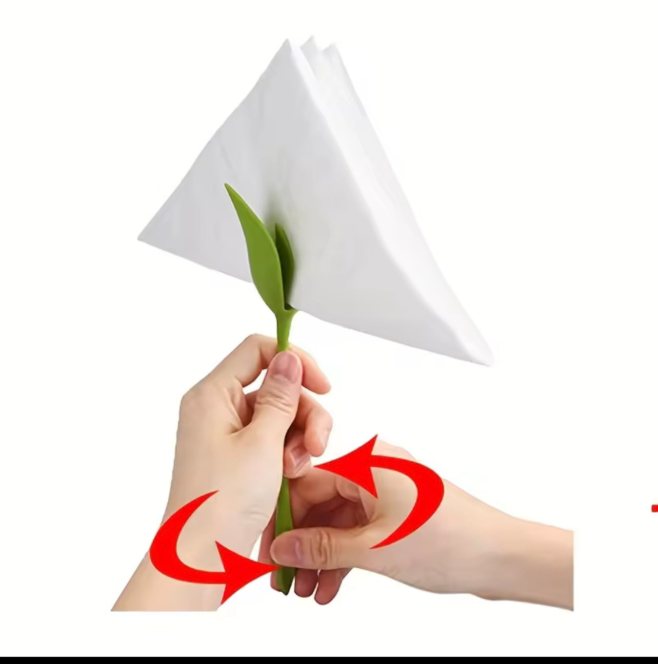 Tulipa Giratória para guardanapo de papel