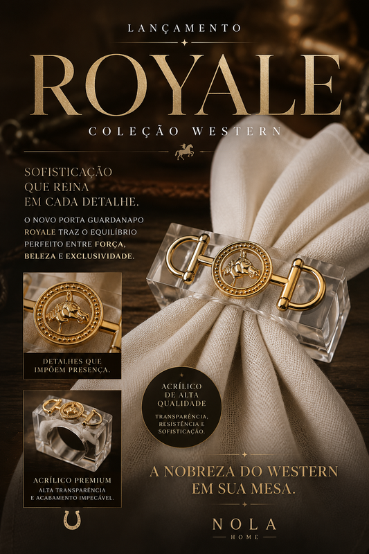 Porta Guardanapo Royale